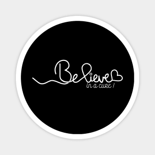 Believe- Lung Cancer Gifts Lung Cancer Awareness Magnet